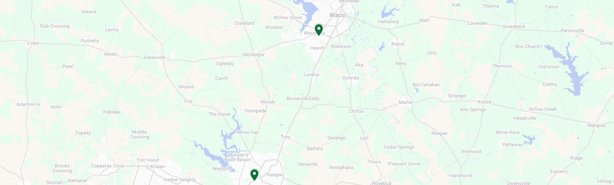 Central Texas garage door service locations